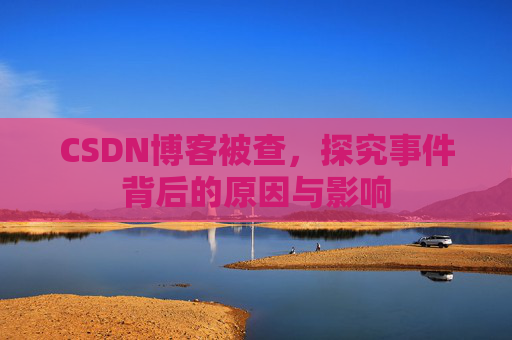 CSDN博客被查,探究事件背后的原因与影响